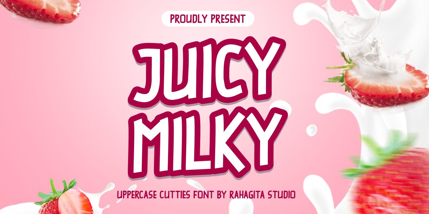 Шрифт Juicy Milky